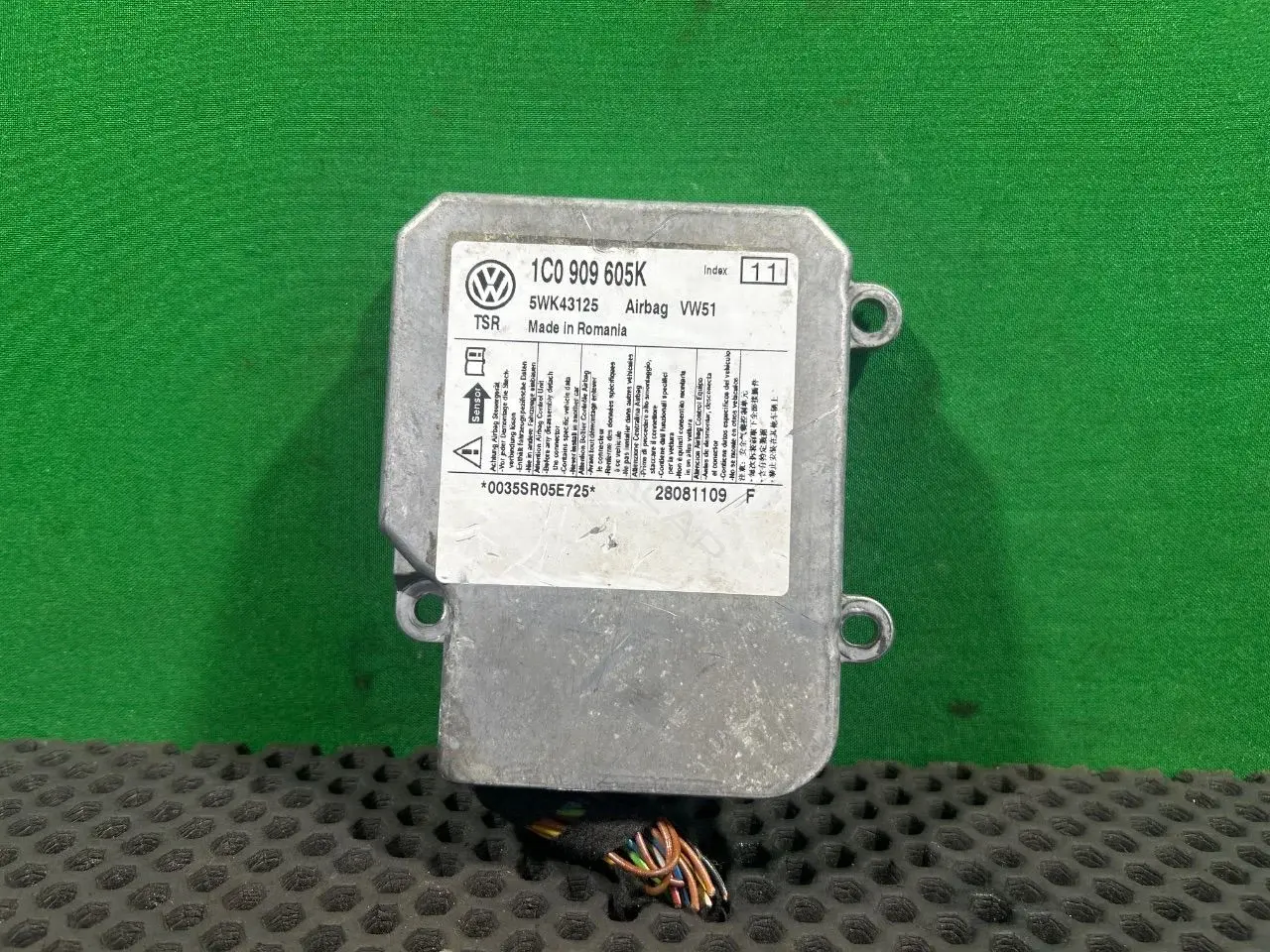 Блок управления подушками безопасности 1C0 909 605K, 5WK43125