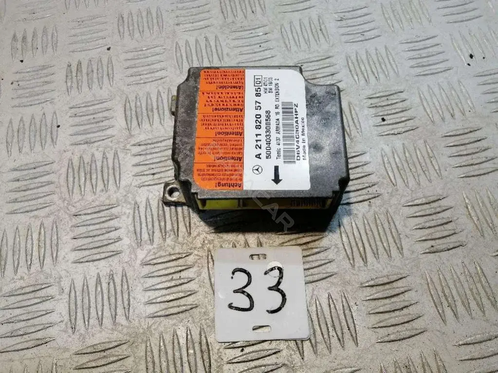 Блок управления подушками безопасности 500403300568, A 211 820 57 85