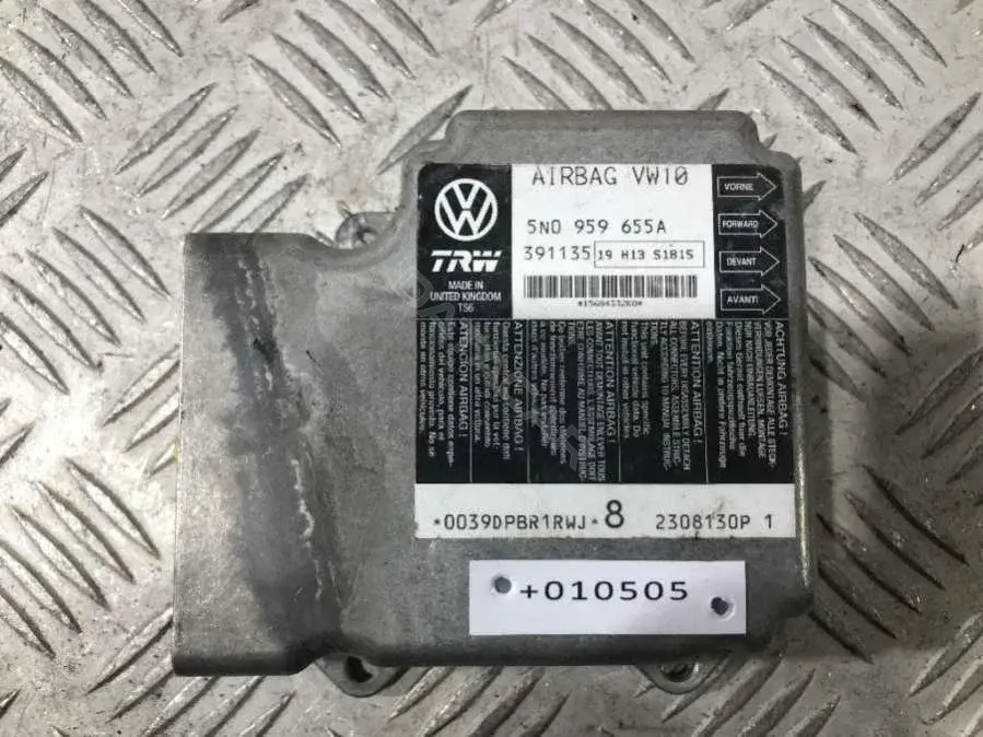 Блок управления подушками безопасности 5N0 959 655 A