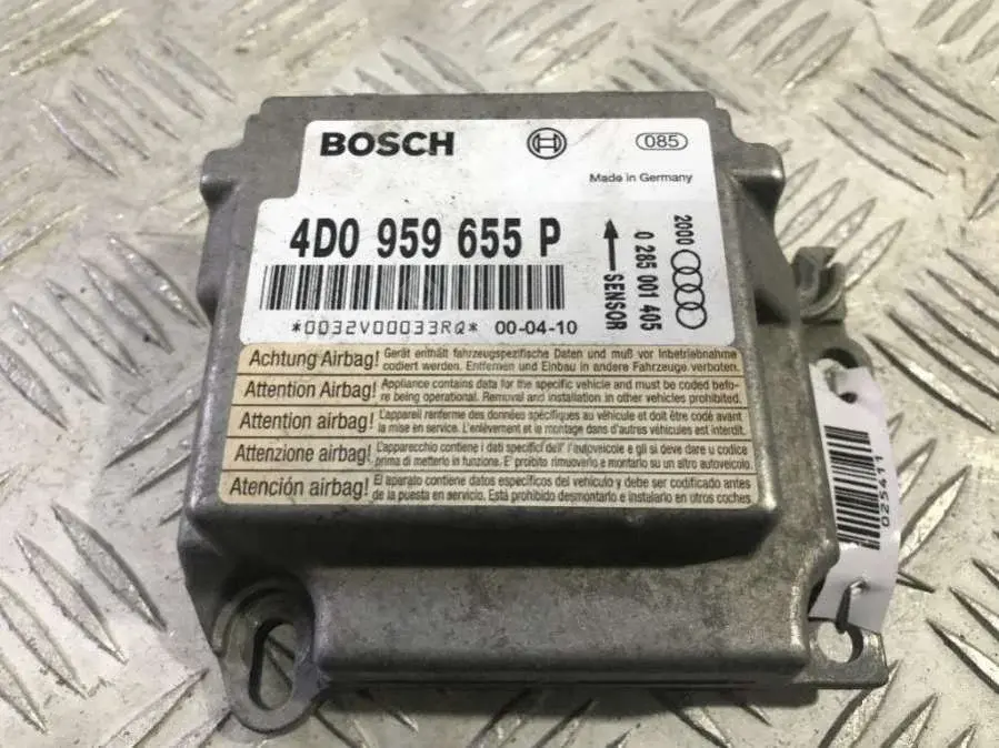 Блок управления подушками безопасности 0 285 001 405, 4D0 959 655 P