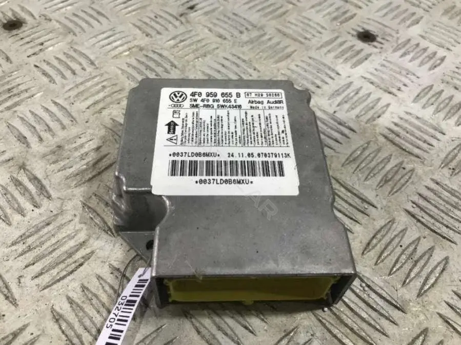 Блок управления подушками безопасности 4F0 910 655 E, 4F0 959 655 B, 5WK43416