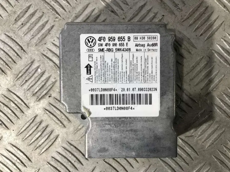 Блок управления подушками безопасности 4F0 910 655 E, 4F0 959 655 B, 5WK43416