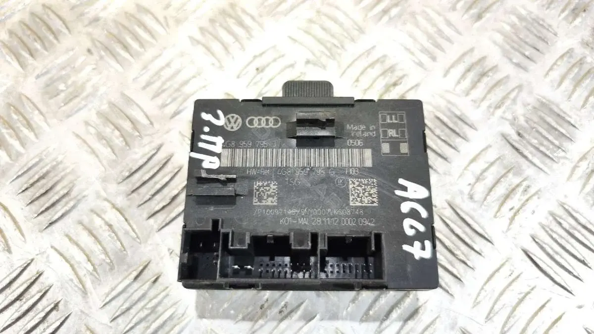 Блок управления двери 4G8959795G, 4G8959795J