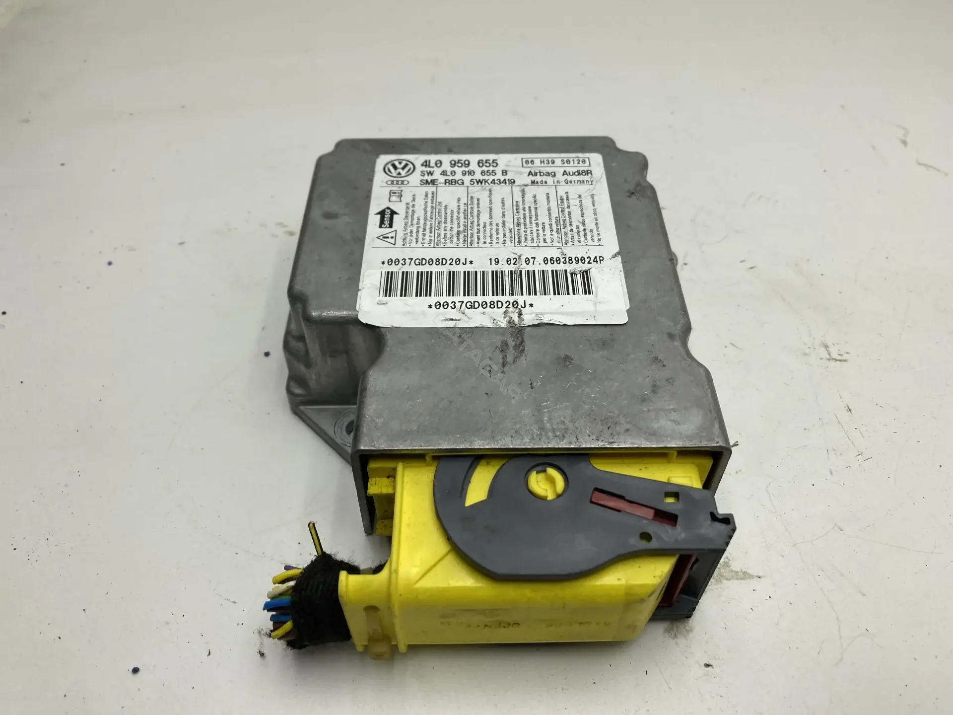 Блок управления подушками безопасности 4L0910655B, 4L0959655