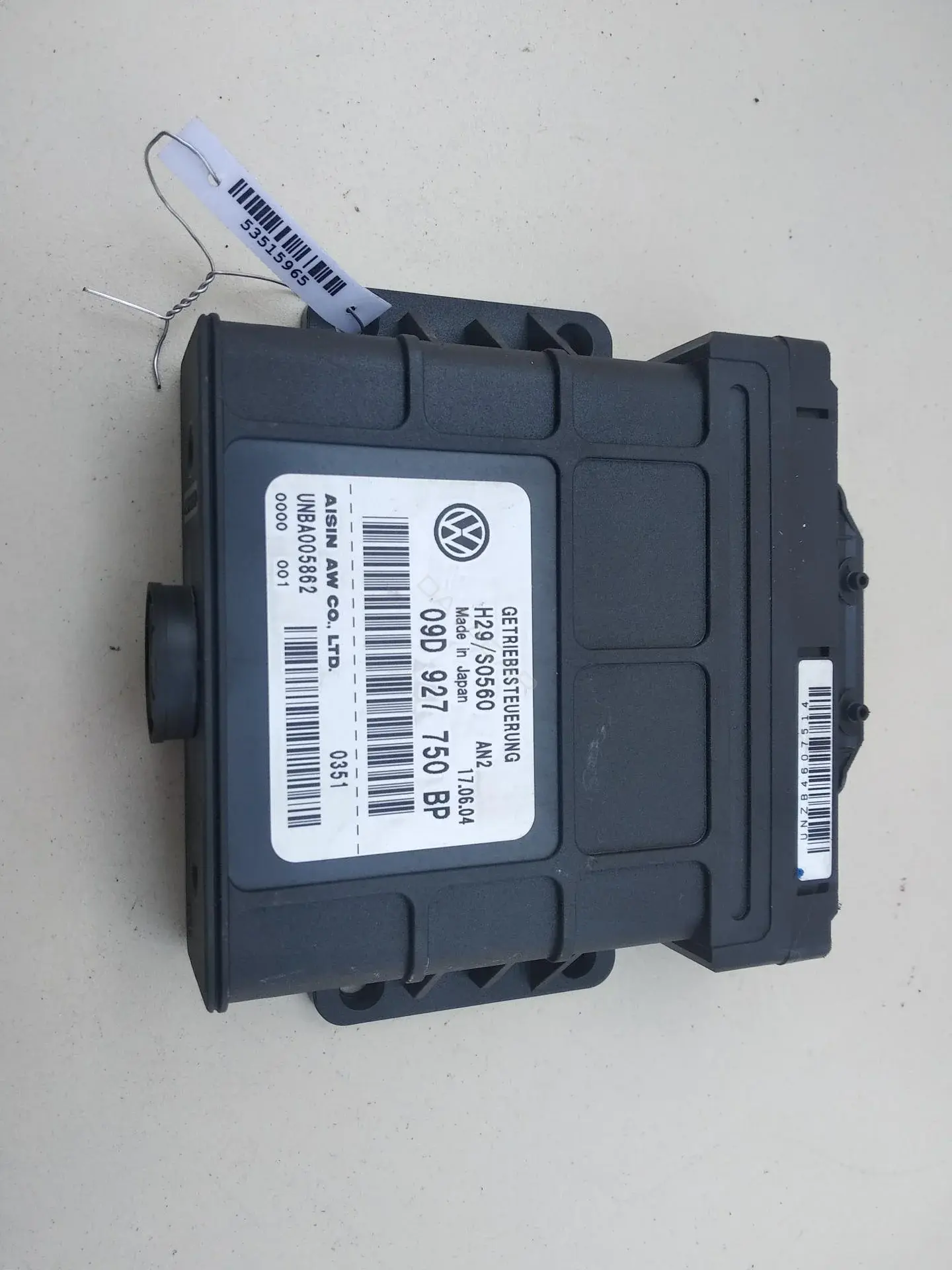 Блок управления АКПП 09D927750BP