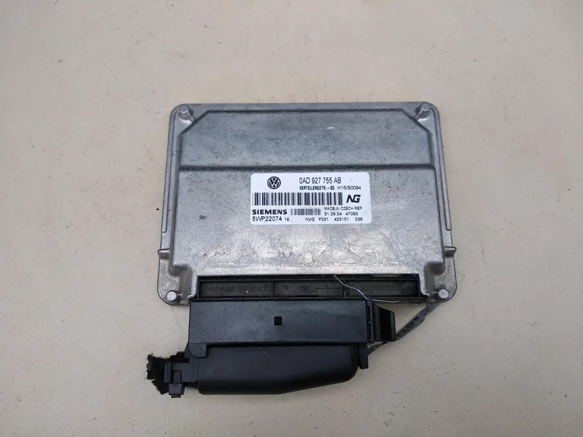 Блок управления раздаточной коробки 0AD927755AB