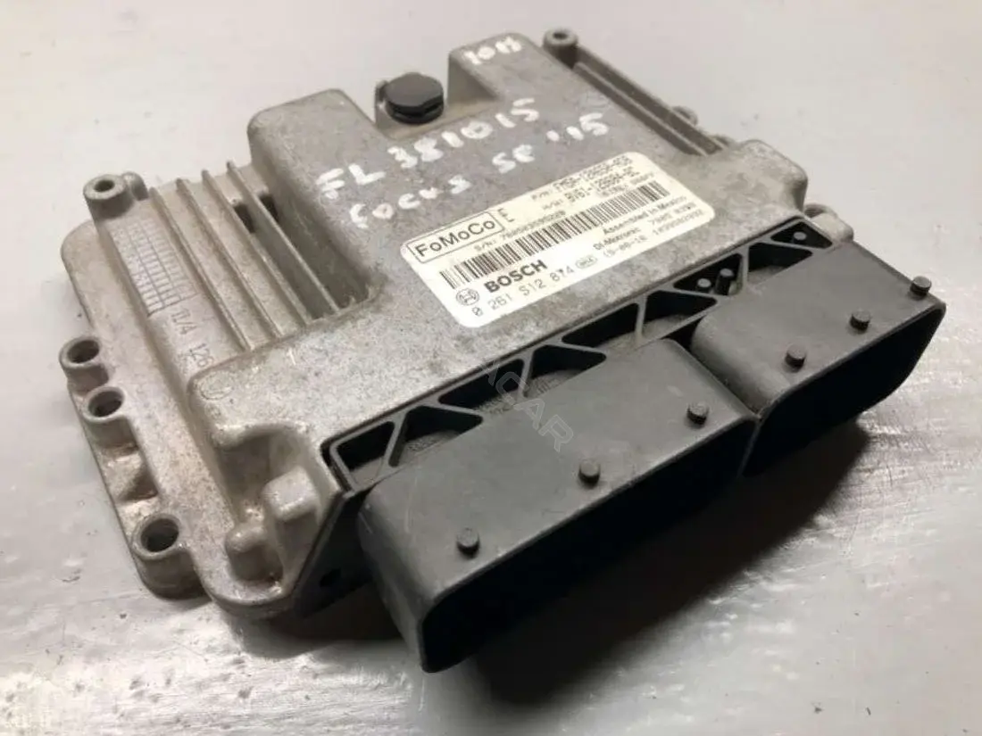 Блок управления двигателем 0261S12874, Bosch, BV61-12B684-BC