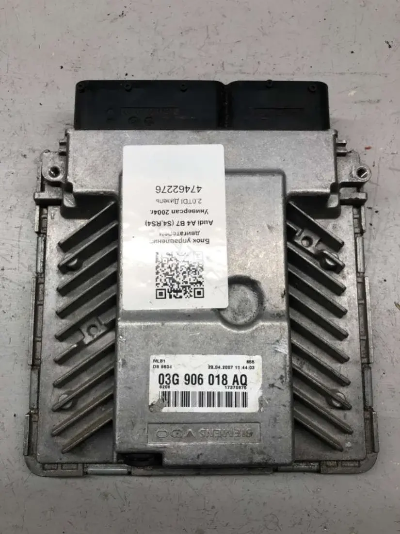 Блок управления двигателем 03G906018AQ, 5WP45549AG, SIEMENS