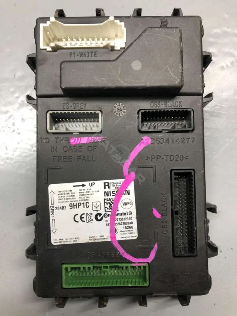 Блок комфорта 284B2-9HP1C, S122736229A0