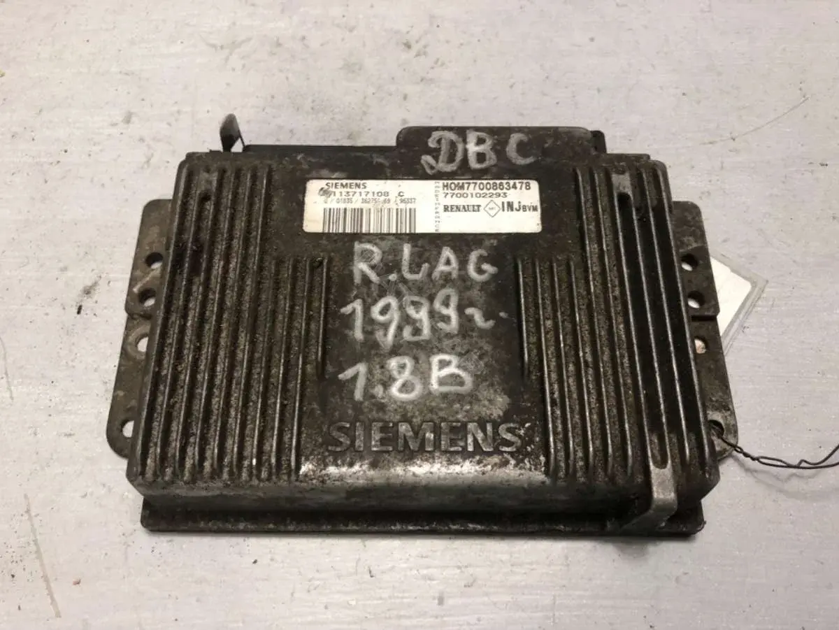 Блок управления двигателем 7700102293, HOM7700863478, S113717108C
