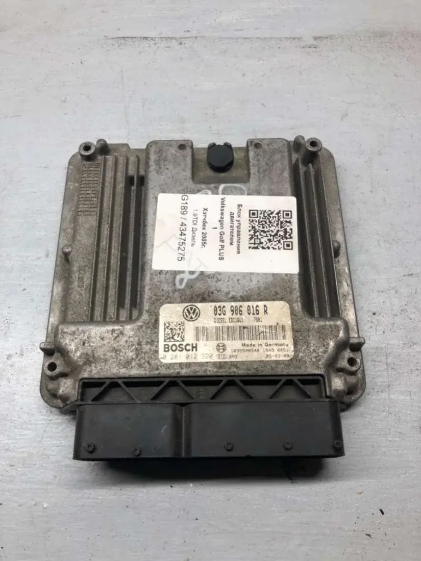 Блок управления двигателем 0281012220, 03G906016R, BOSCH