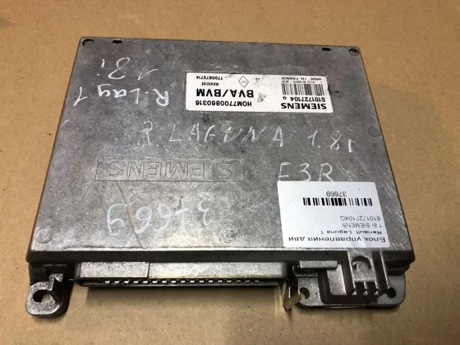 Блок управления двигателем 7700873714, HOM7700860316, S101727104Q