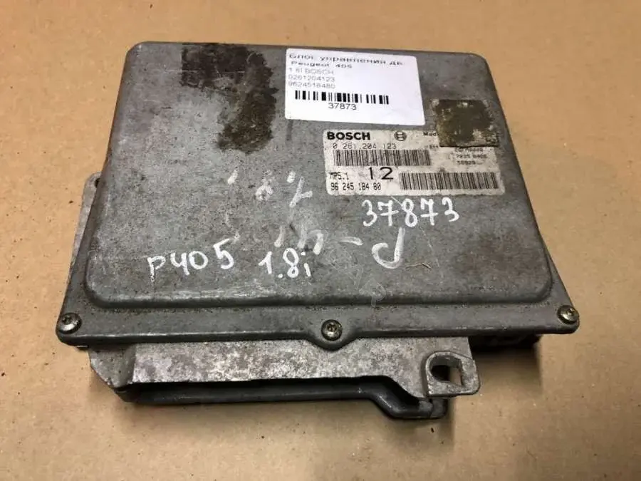 Блок управления двигателем 0261204123, 9624518480, Bosch