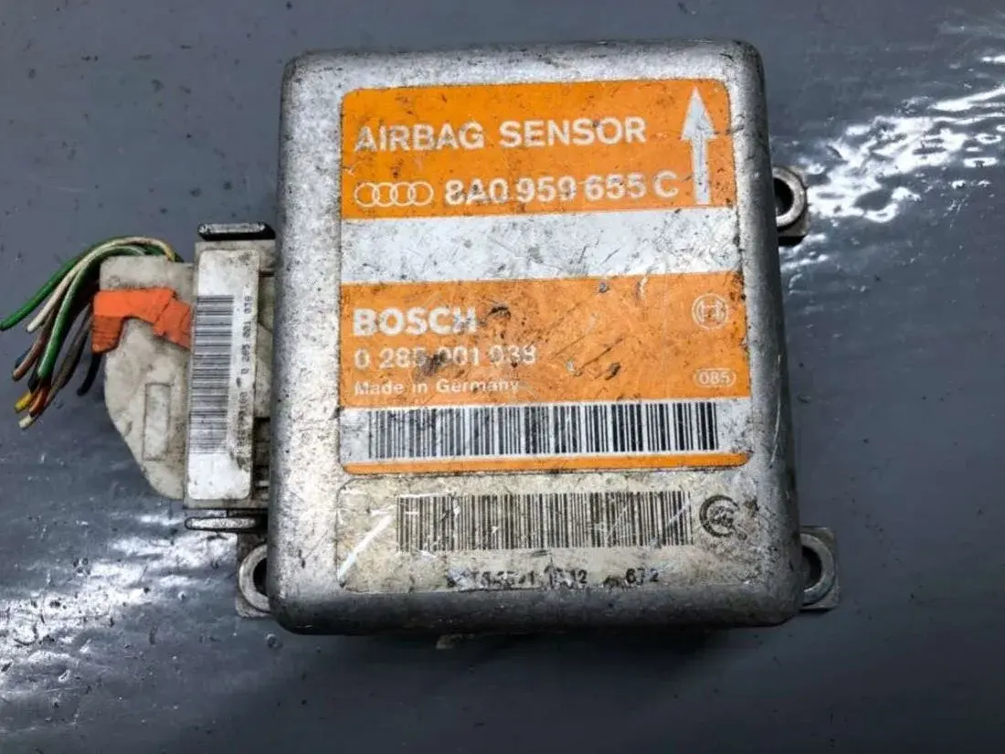 Блок управления подушками безопасности 0285001038, 8A0959655C