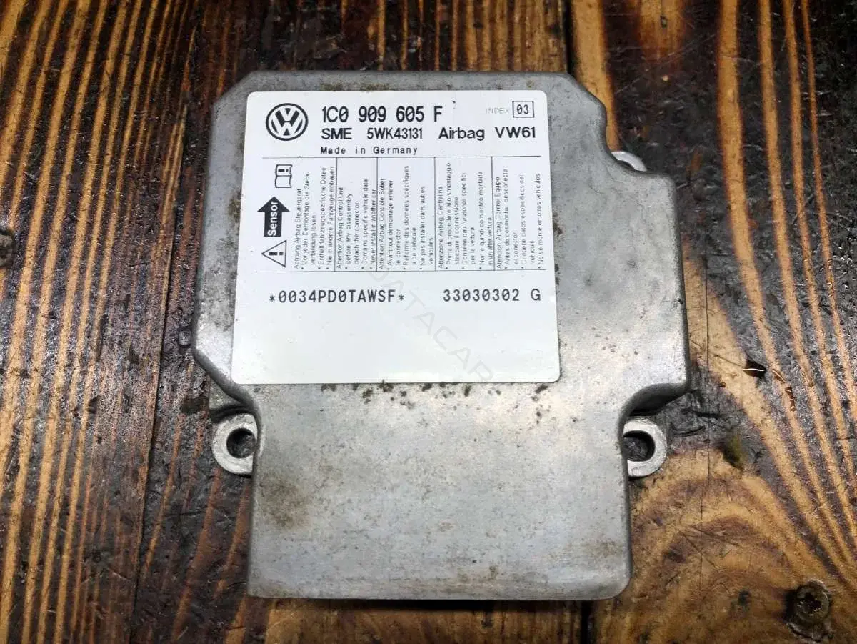Блок управления подушками безопасности 1C0909605F, 33030302G, 5WK43131
