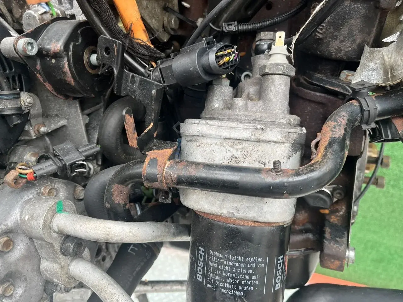 Масляный радиатор двигателя 96866807