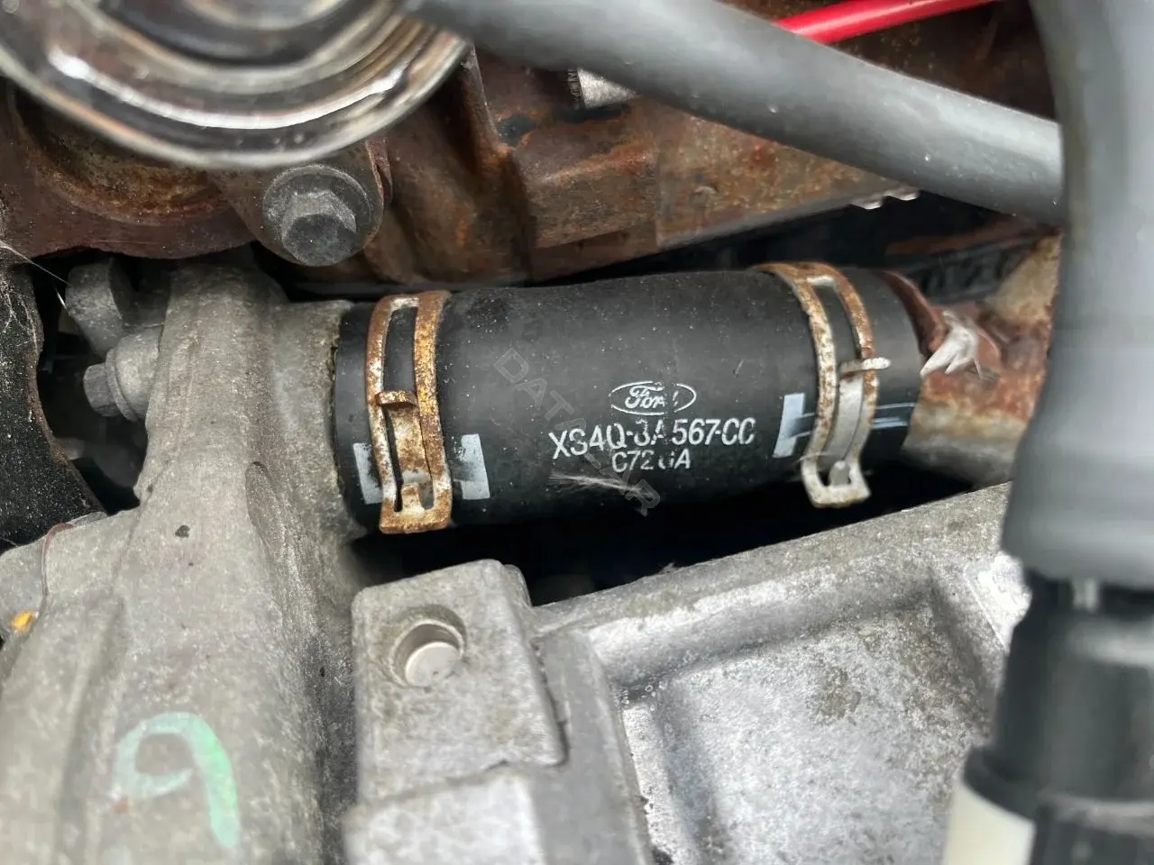 Патрубки системы охлаждения XS4Q8A567CC