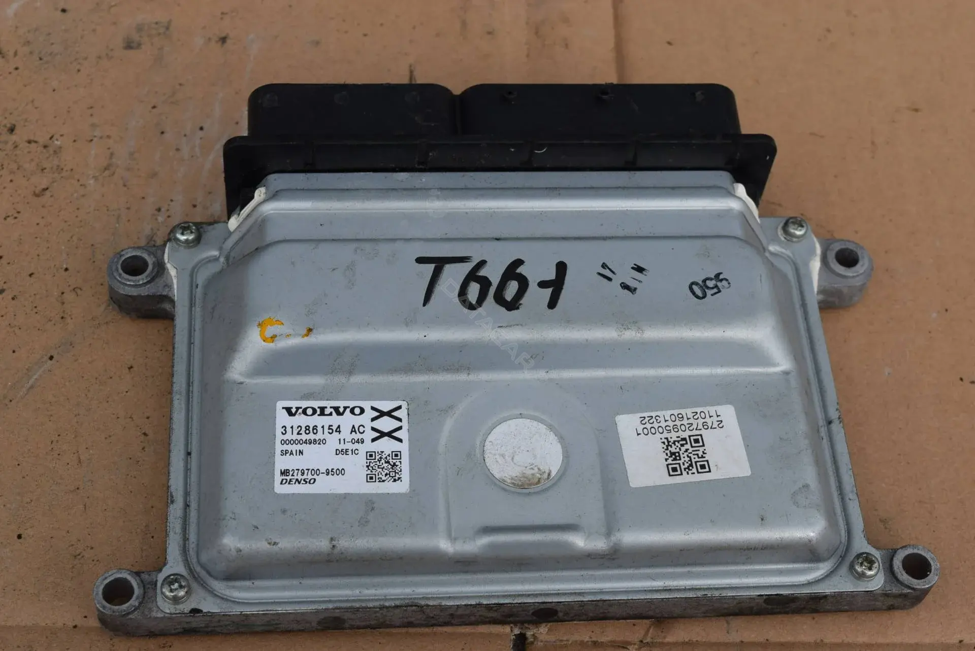 Блок управления двигателем 31286154AC, MB2797009500