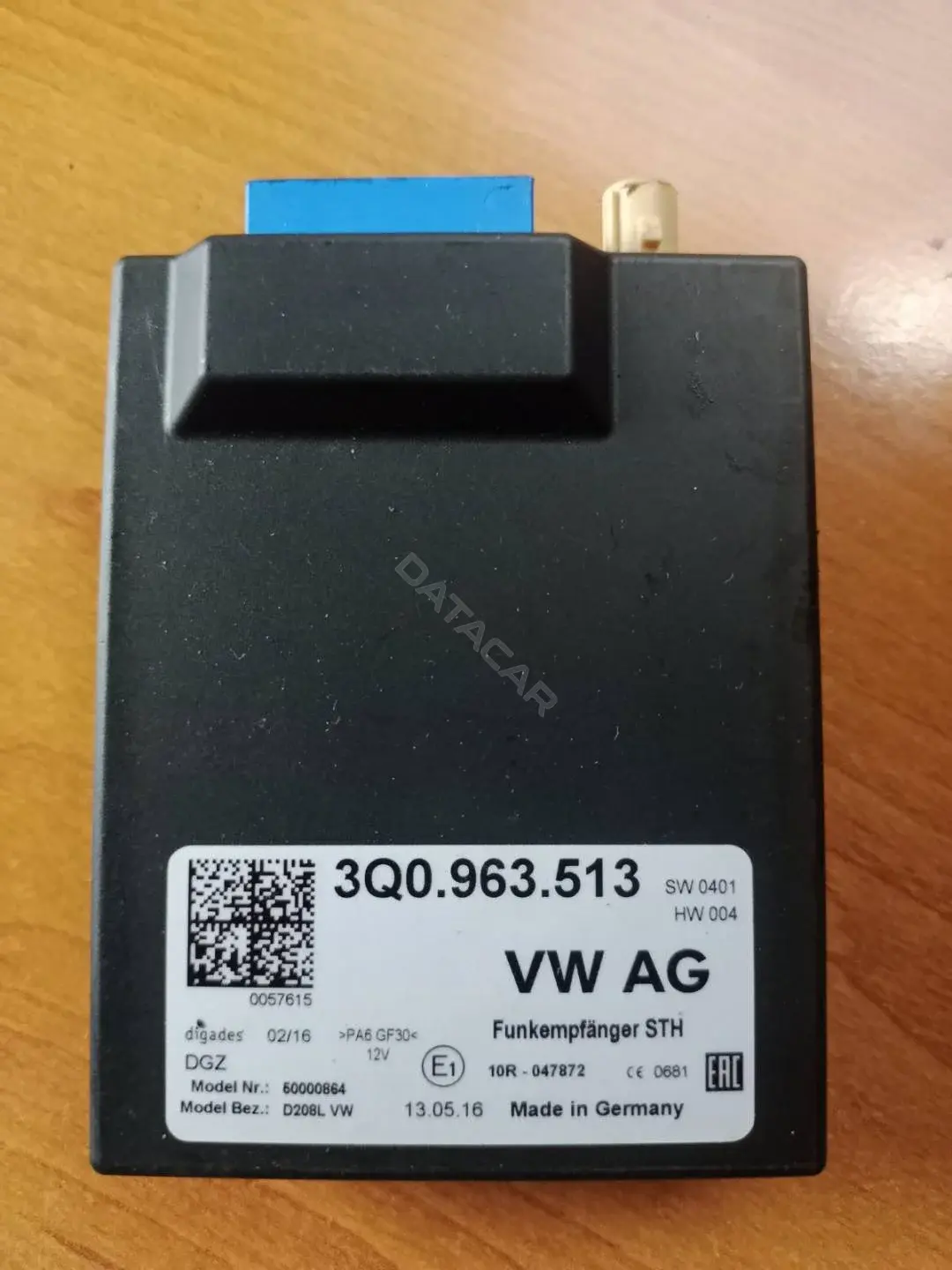 Блок управления автономным отопителем 3Q0963513
