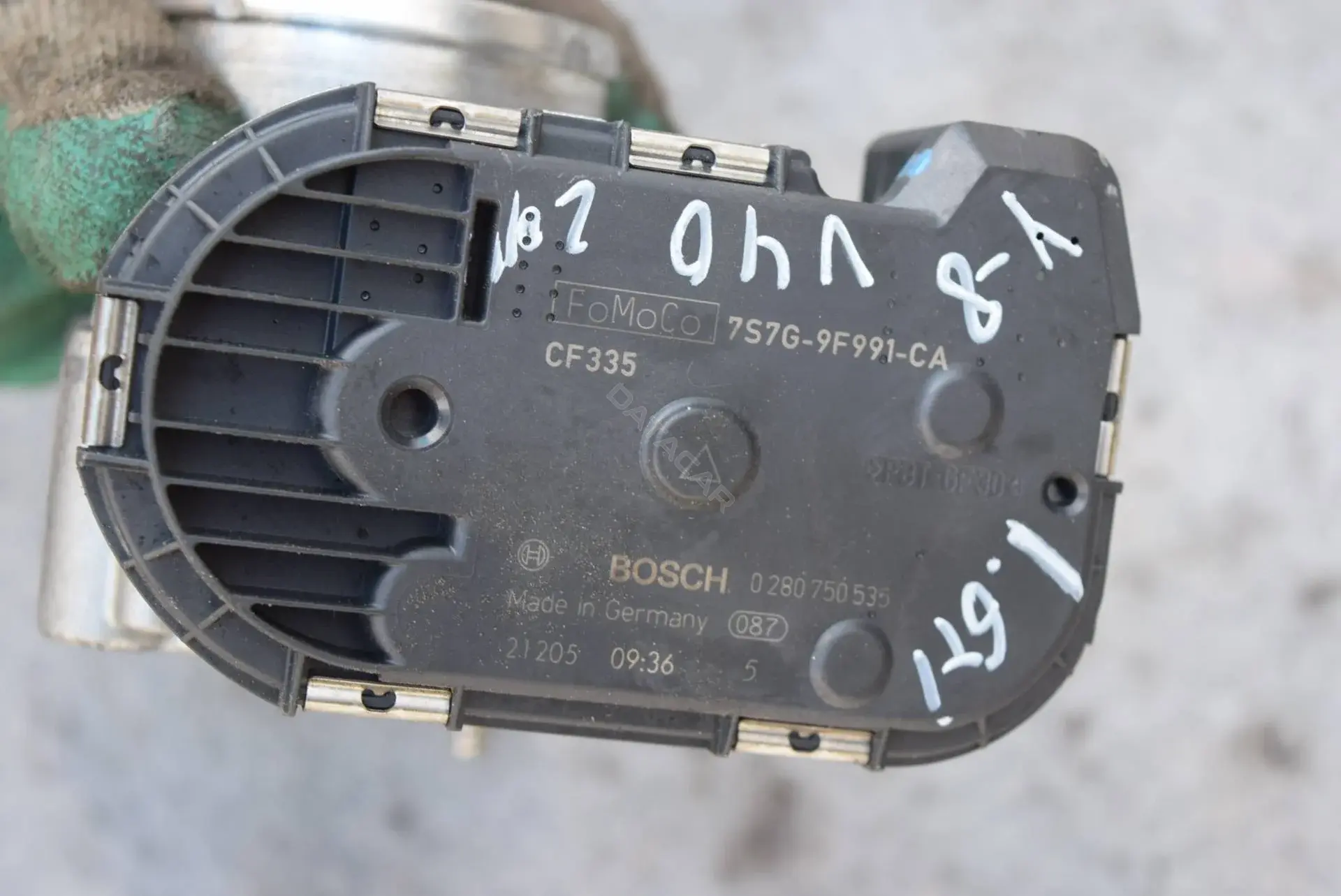 Дроссельная заслонка 0280750535, 7S7G9F991CA