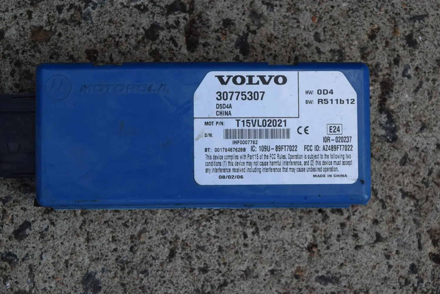 Блок Bluetooth 30775307