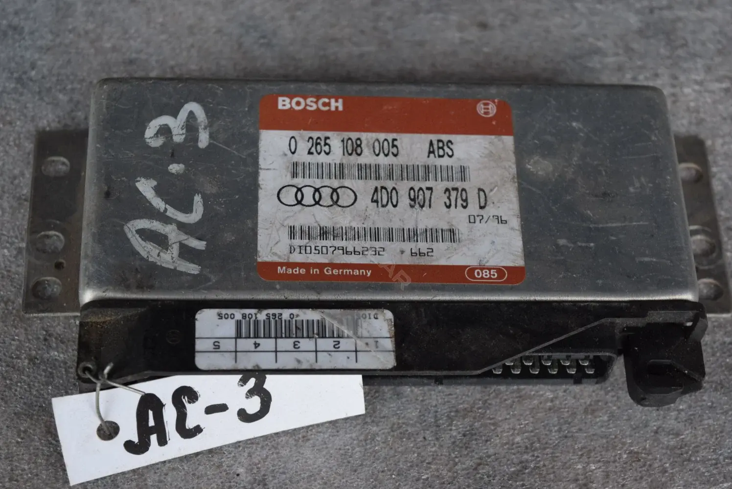 Блок управления АБС 0265108005, 4D0907379D