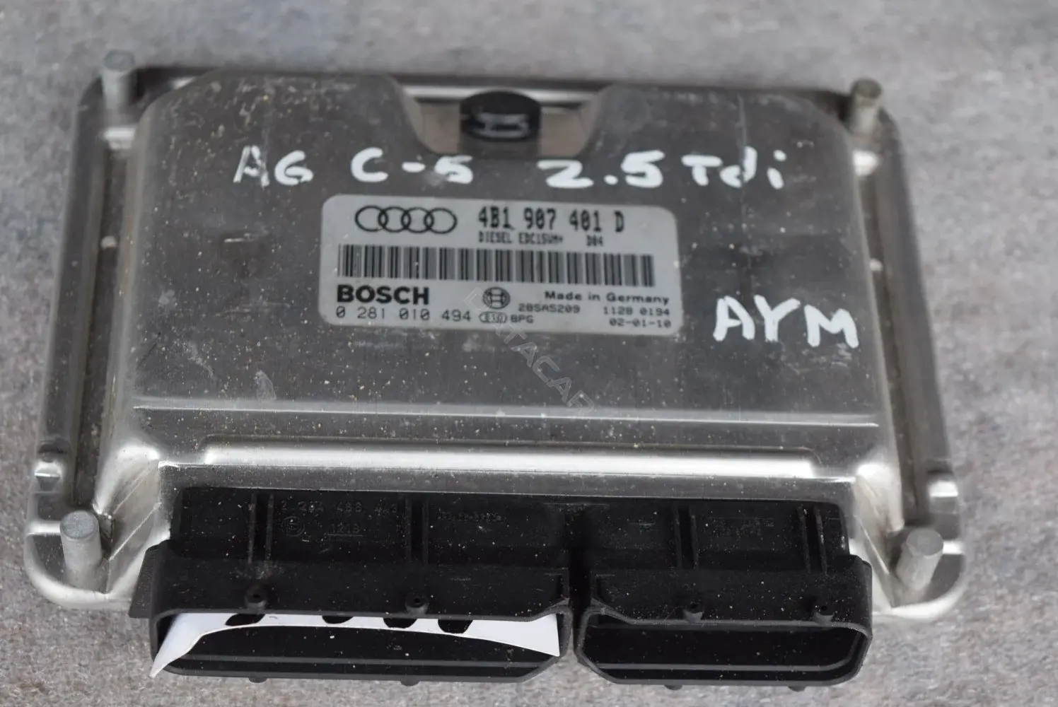 Блок управления двигателем 0281010494, 4B1907401D