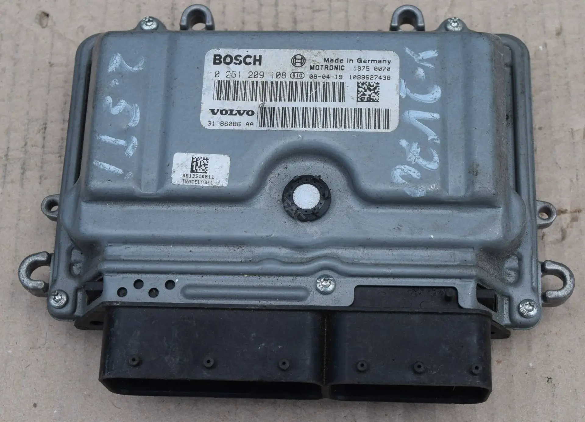Блок управления двигателем 0261209108, 31286086AA
