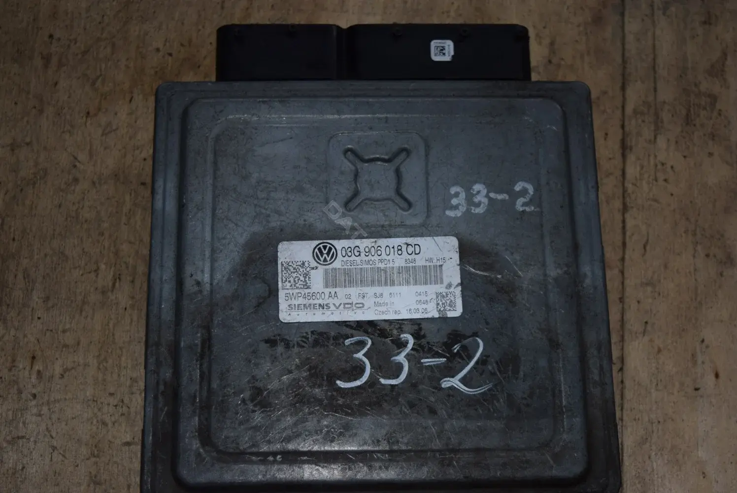 Блок управления двигателем 03G906018CD, 5WP45600AA