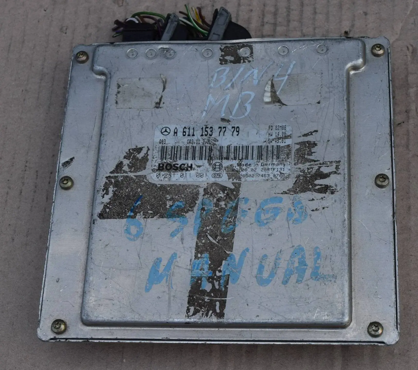 Блок управления двигателем 0281011001, A6111537779