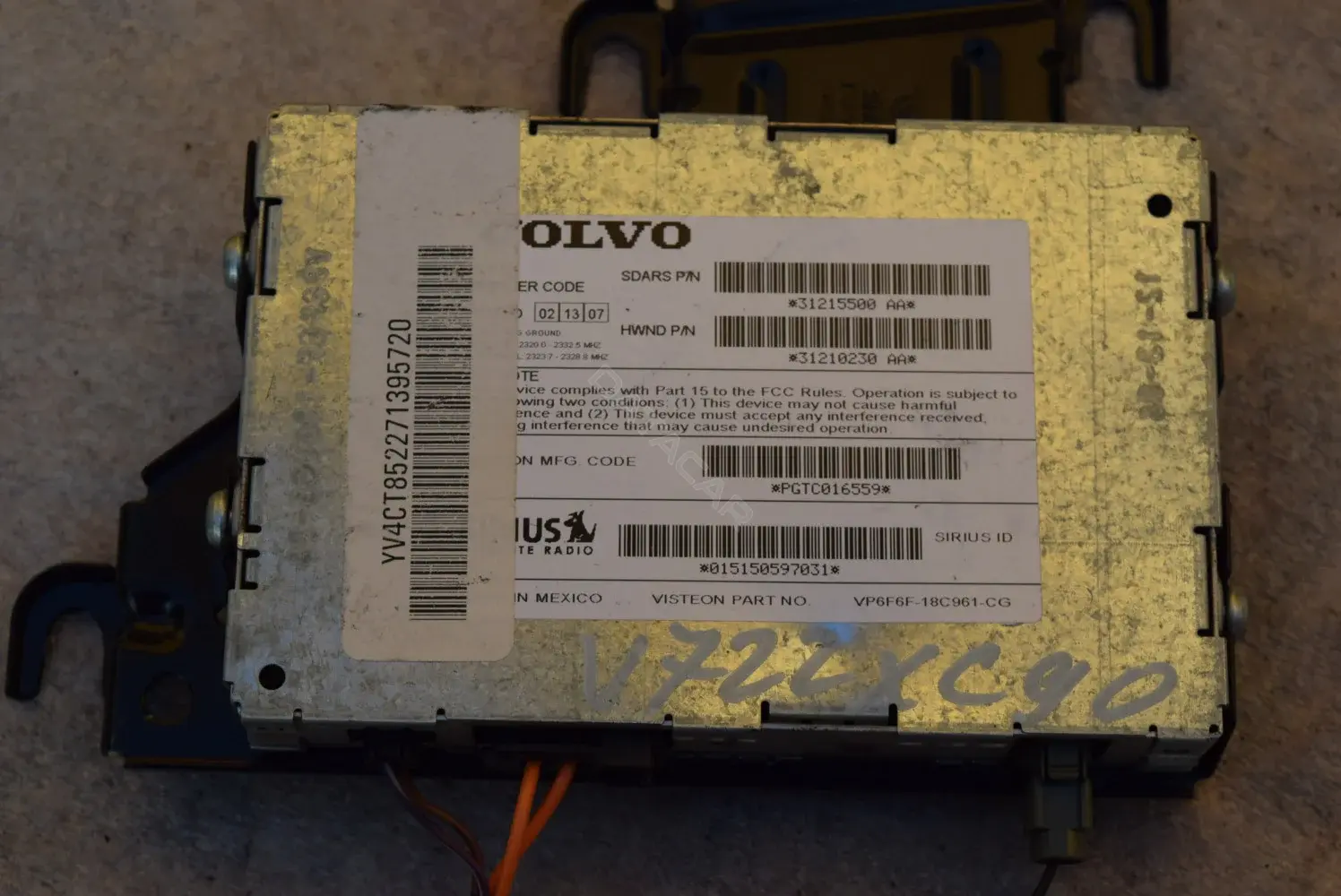 Блок управления радио 31215500AA