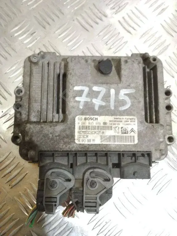 Блок управления двигателем 0281013869, 9664356980
