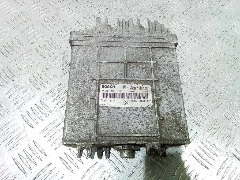 Блок управления двигателем 7700105952, 7700114354