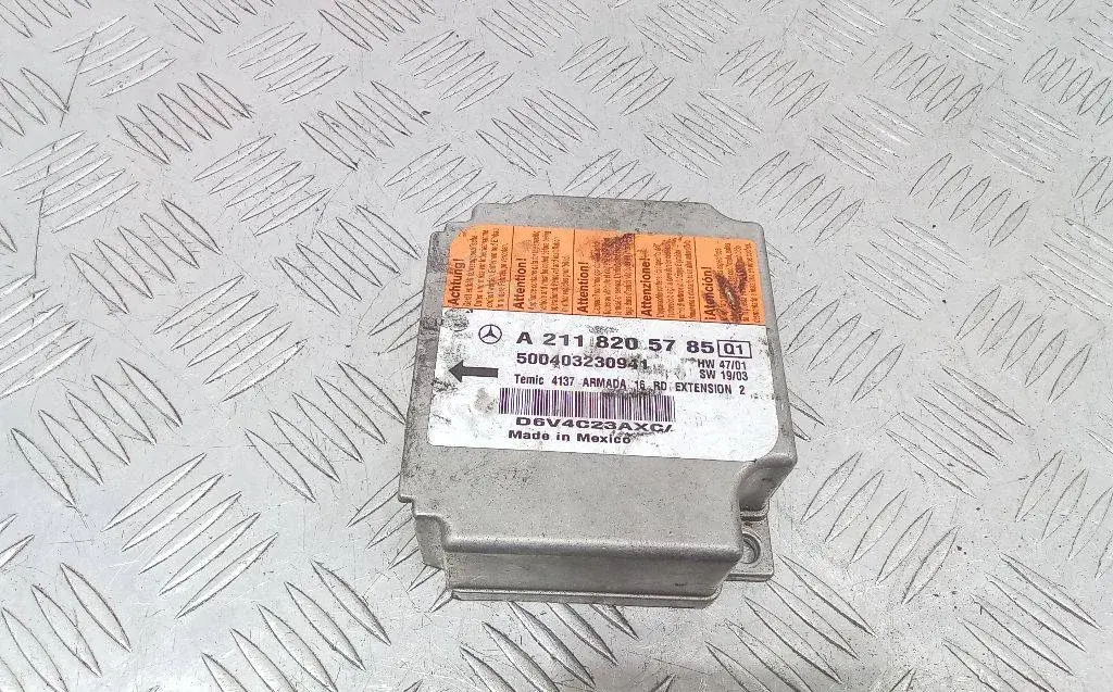 Блок управления подушками безопасности A2118205785