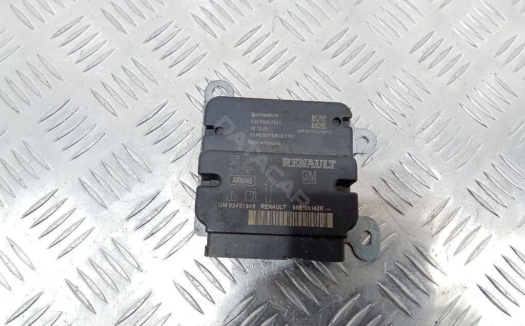 Блок управления подушками безопасности 985106142R