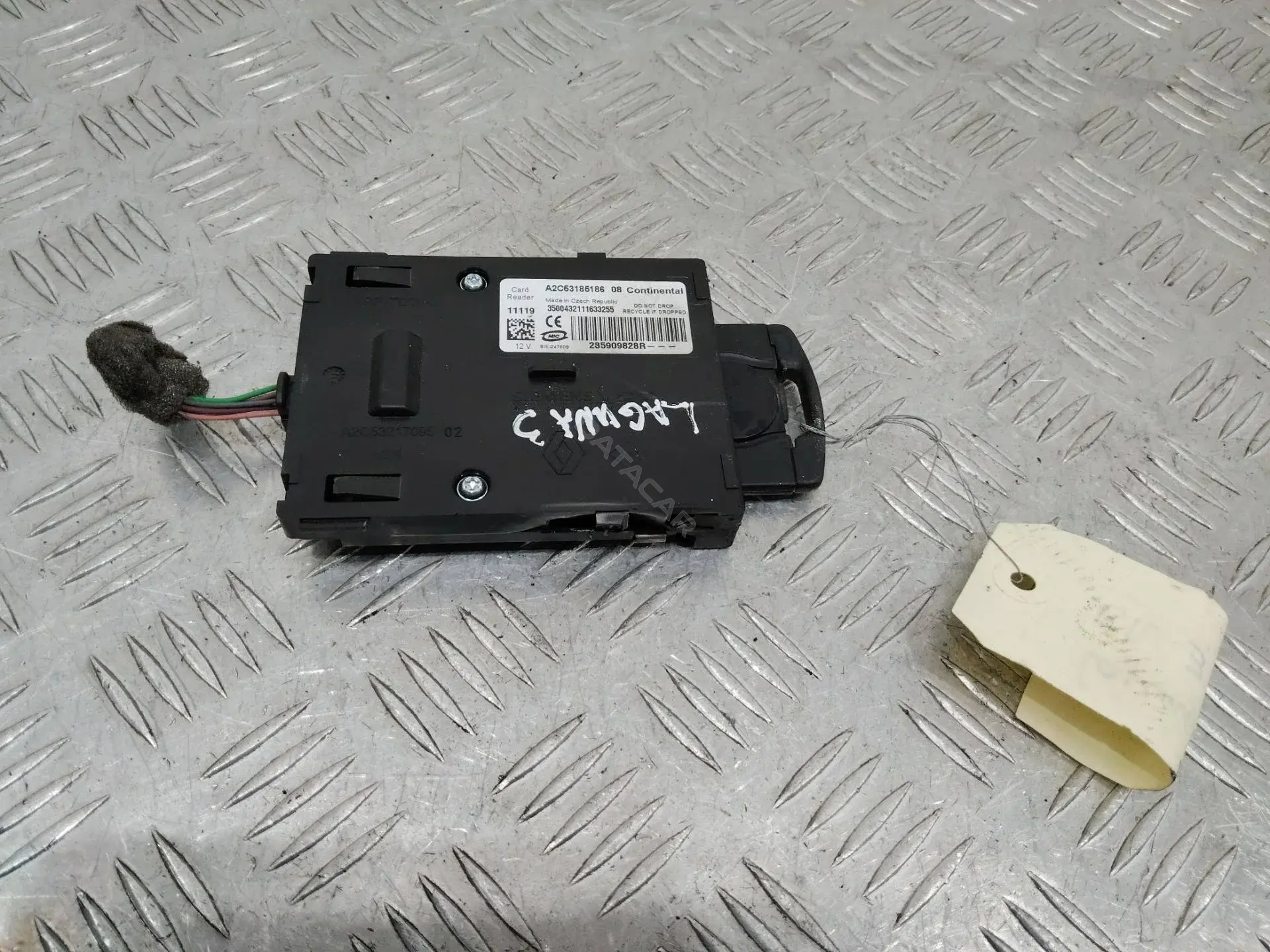 Замок зажигания 285909828R, A2C53185186
