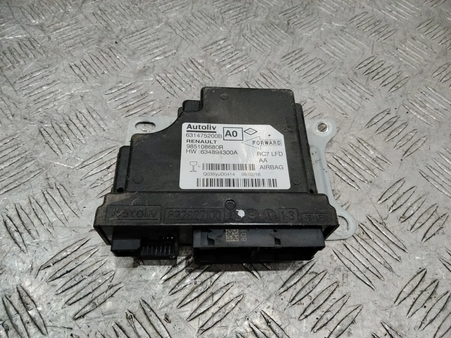 Блок управления подушками безопасности 985108680R