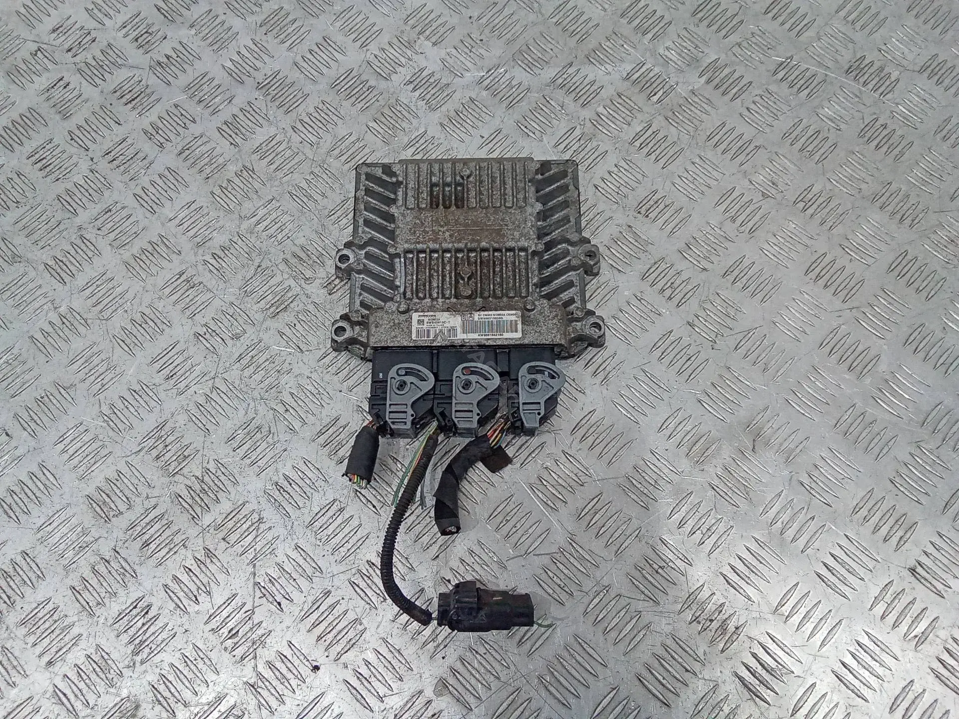 Блок управления двигателем 5WS40615CT, 9661642180