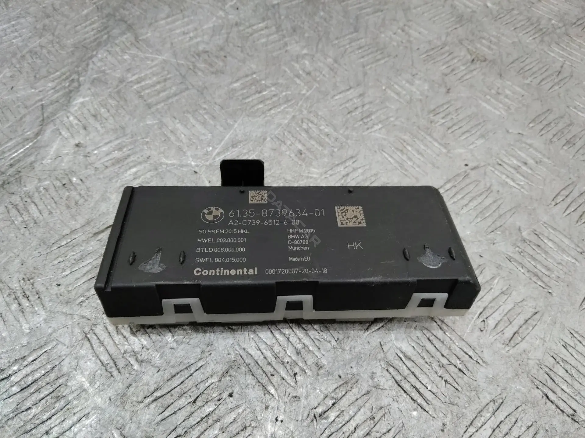 Блок управления крышкой багажника 6135873963401, 8739634