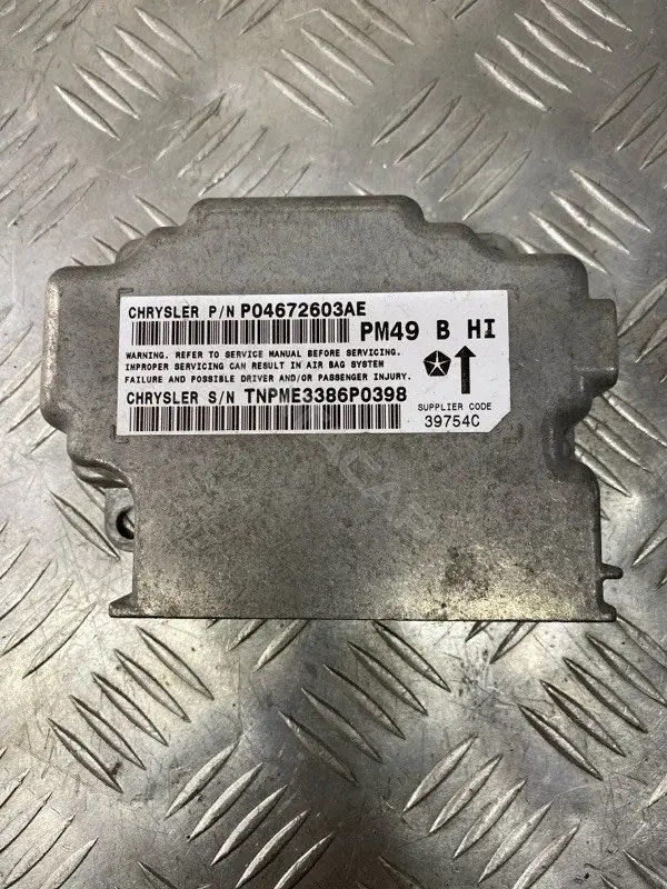 Блок управления подушками безопасности P04672603AE