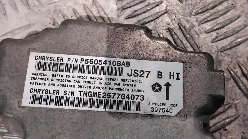 Блок управления подушками безопасности P56054108AB