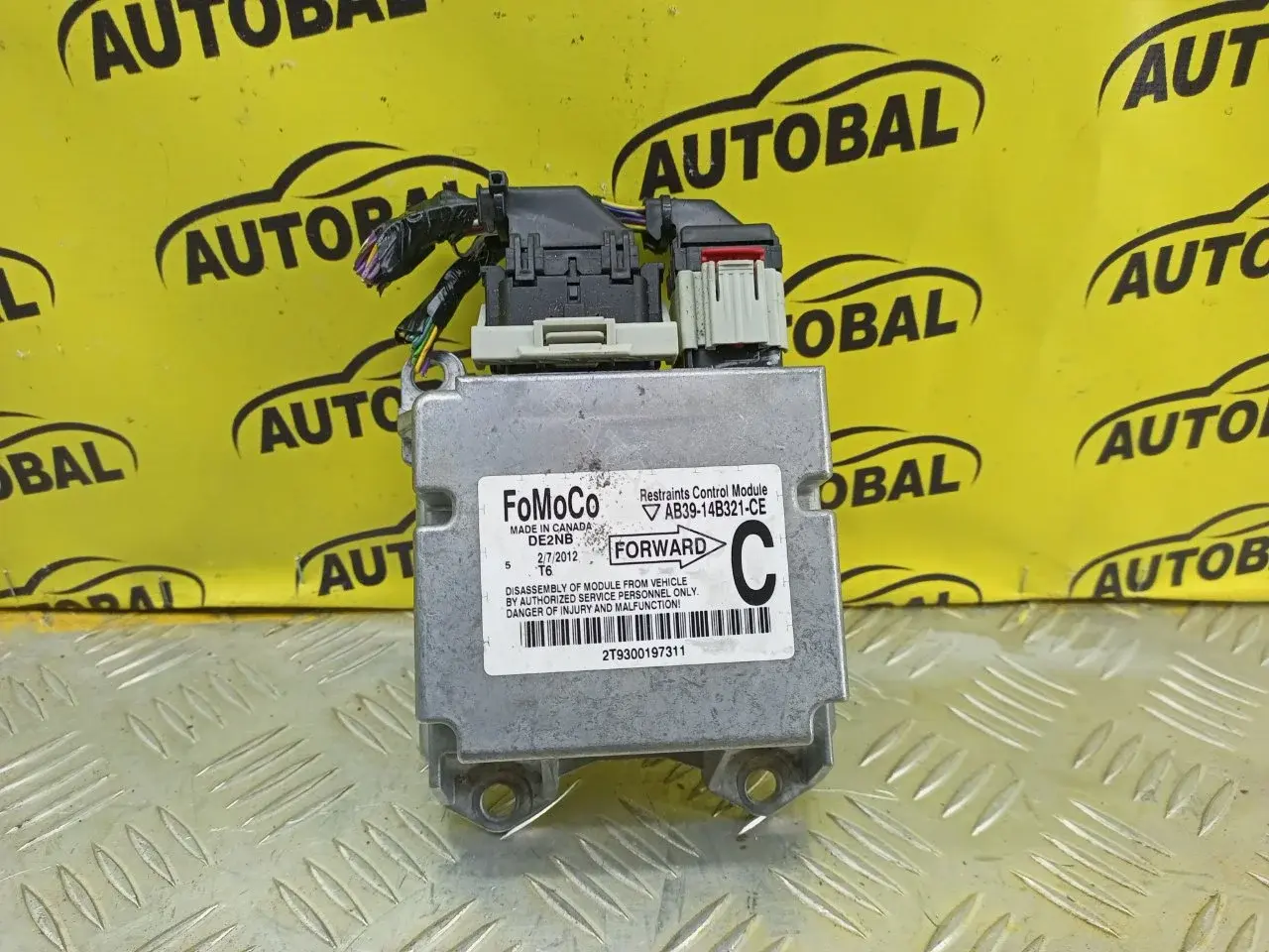 Блок управления подушками безопасности AB3914B321CE