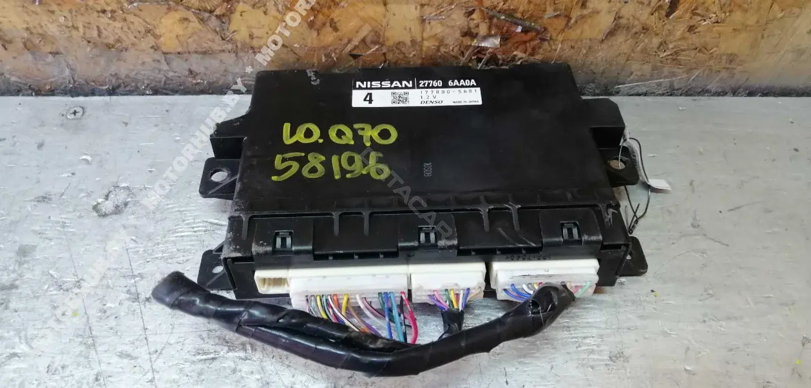 Блок управления климат-контролем 1778005681, 277606AA0A
