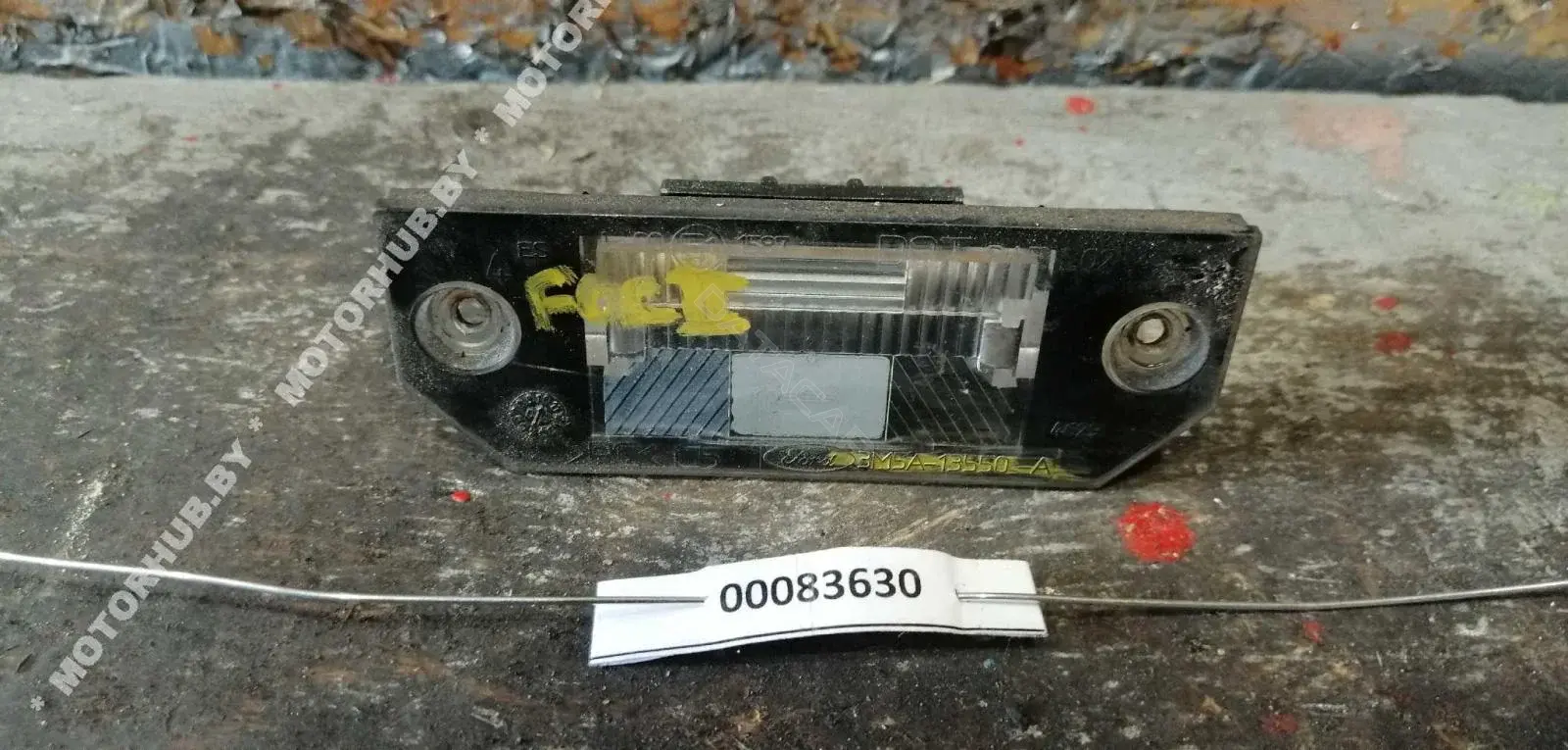Фонарь подсветки номерного знака 3M5A13550A