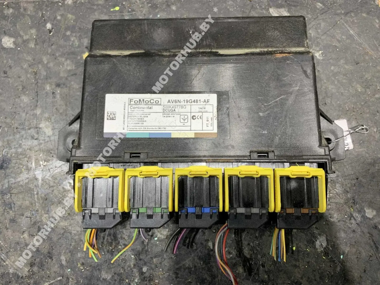 Блок комфорта AV6N19G481AF