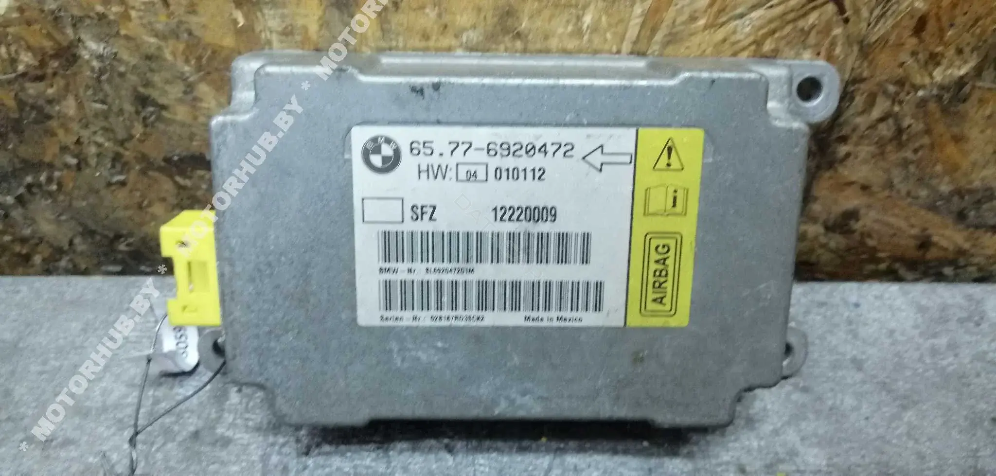 Блок управления подушками безопасности 65776920472, 6920472