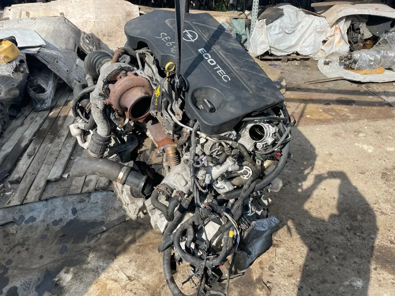 Двигатель в сборе 837ED