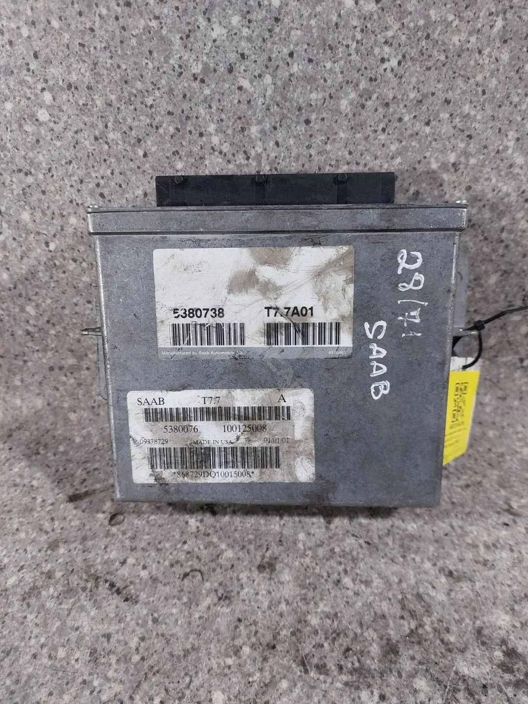 Блок управления двигателем 5380076, 5380738, T7.7A01