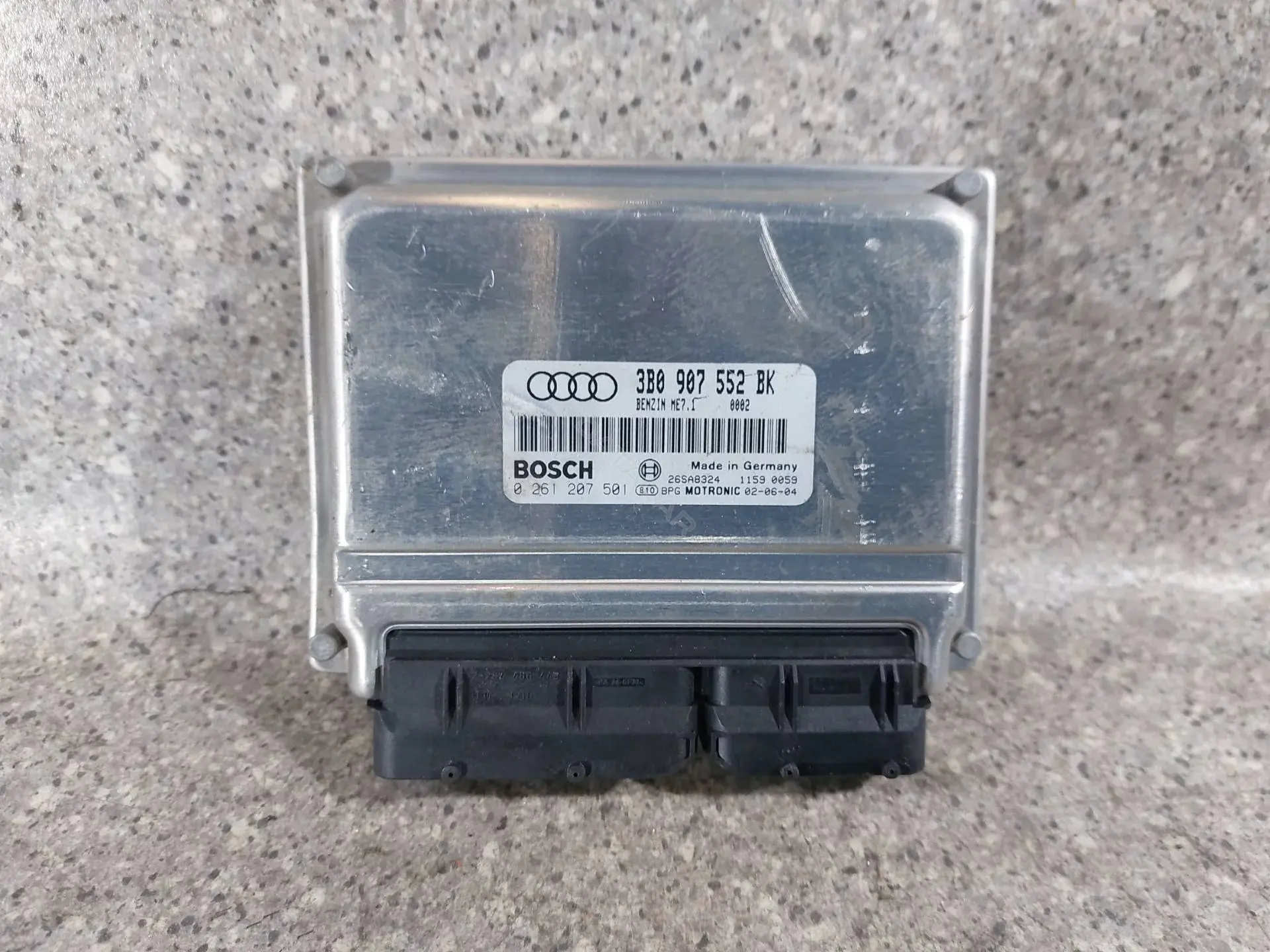 Блок управления двигателем 0261207501, 3B0907552BK