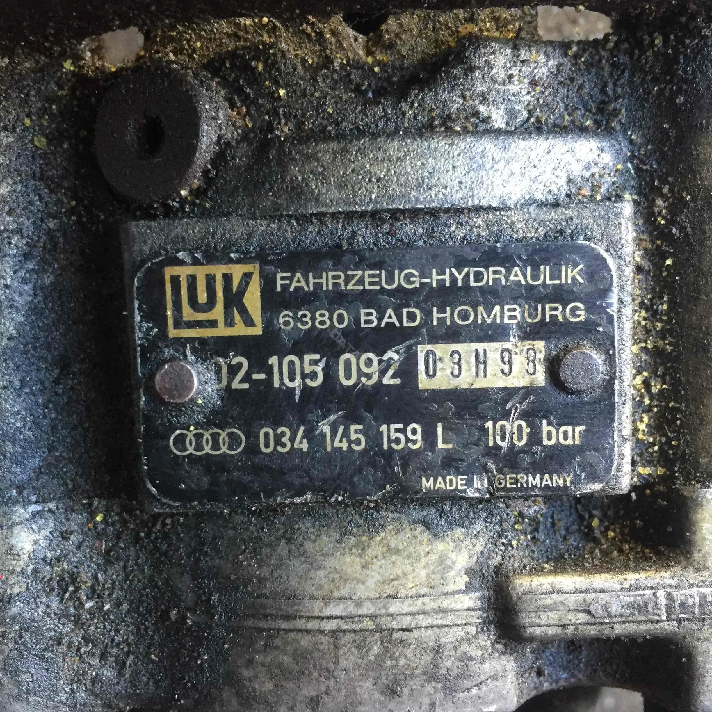 Насос гидроусилителя руля 034145159L